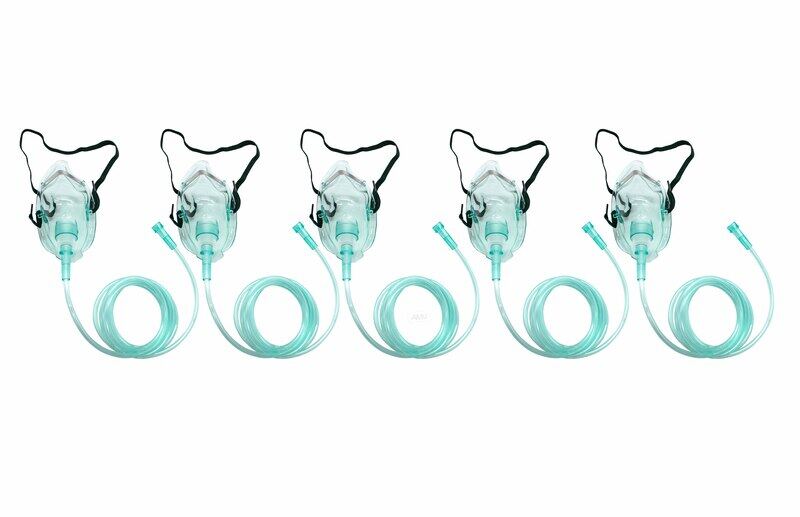 

Abronn 5 - Pieces Oxygen Mask for Adults