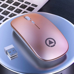 Direct 2 U Wireless Optical Mouse, Rose Gold