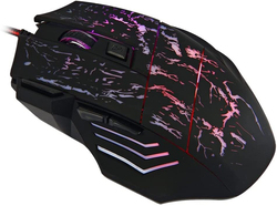 HXSJ A874 Professional Wired Optical Gaming Mouse, Black