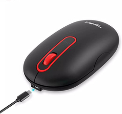 Hxsj T15 Wireless Optical Mouse, Black