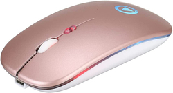 Direct 2 U Wireless Optical Mouse, Rose Gold