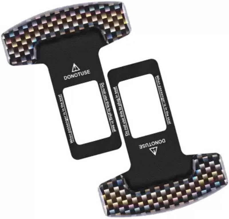 

Generic Universal Car Seat Belt Buckle Clip, 2 Pieces, Black