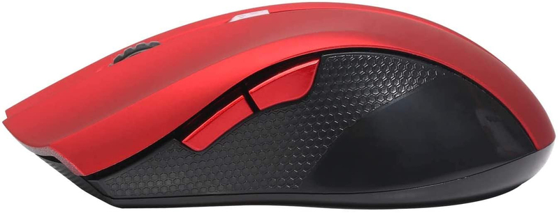 HXSJ Wireless Optical Gaming Mouse, Red