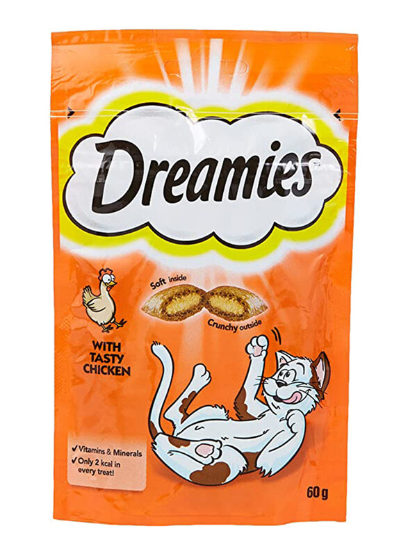 

Dreamies Chicken Treats Dry Cat Food, 60g