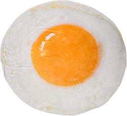 Direct 2 U Burritos Egg Design Wrap Novelty Throw Blanket, White/Yellow