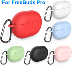 Direct 2 U Silicone EarPods Case for Huawei FreeBuds Pro, Red