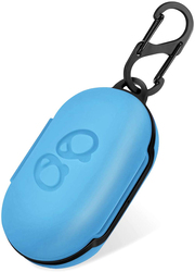 Direct 2 U Protective Case for Samsung Galaxy Buds with Carabiner, Sky Blue