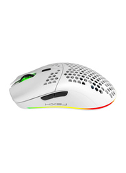 HXSJ T66 Optical Wireless Gaming Mouse, White