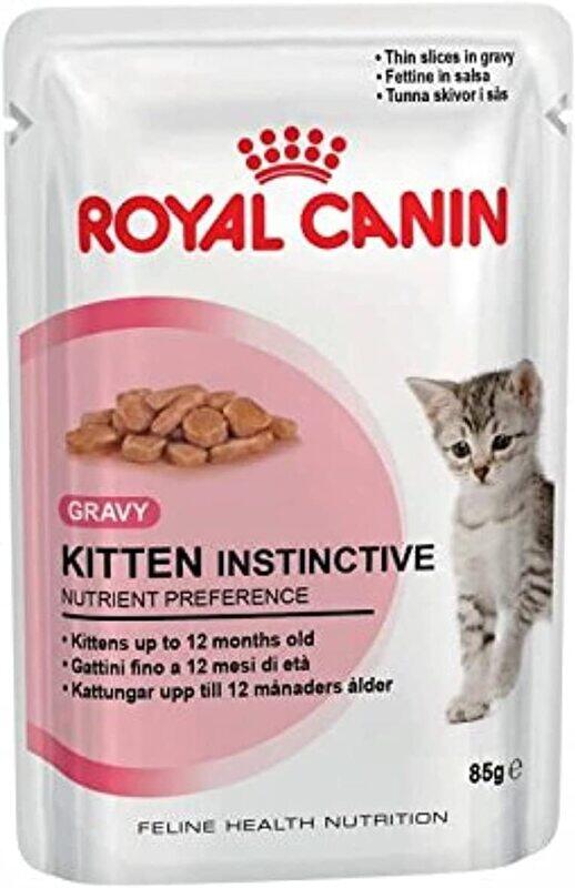 

Royal Canin FHN Feline Health Nutrition Kitten Gravy 12x 85gm Cat Wet Food Pouches