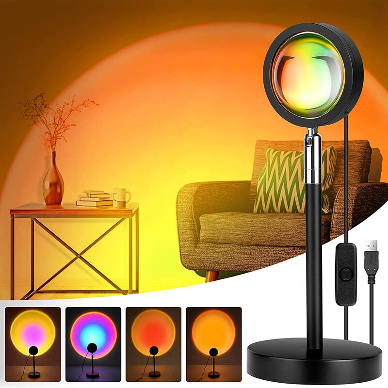 

Damahou 4 in 1 Projector Sunset Lamp, Black