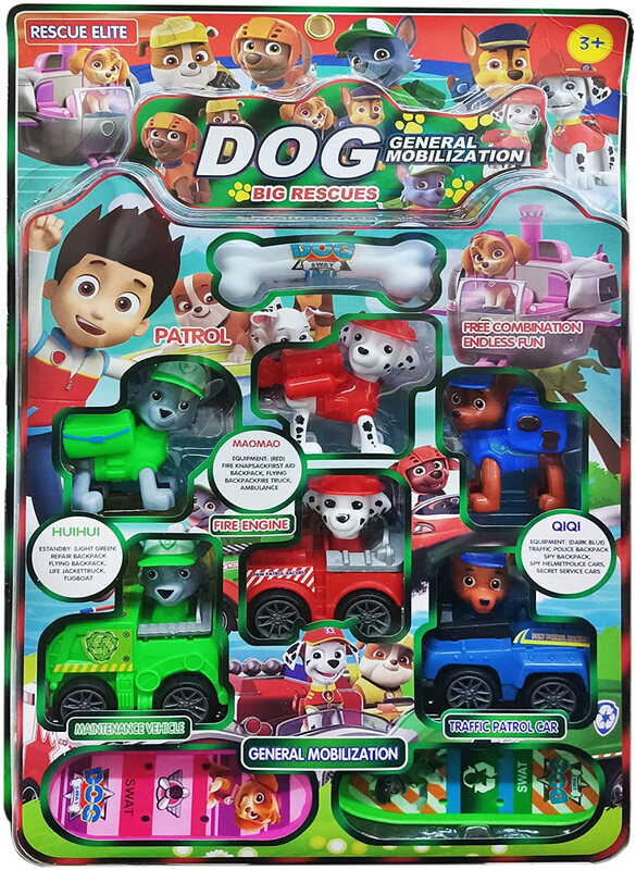 

Direct 2 U The Simplifiers Rescue Dog Team Figure Set, 9 Pieces, Ages 3+, Multicolour