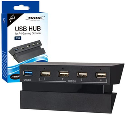 Direct 2 U TP4-810 PS4 USB HUB Controller Adaptor Connecter, Black