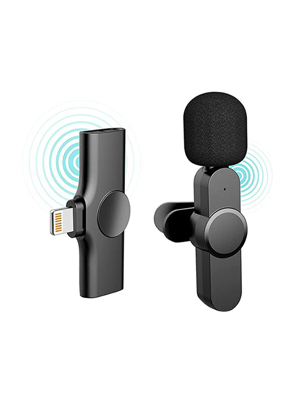 

HXSJ F18 Plug-Play USB Type-C 2.4G Wireless Microphone for iOS Devices, Black