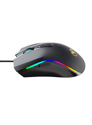 HXSJ A869 7200DPI Optical Wired 7 Button Gaming Mouse, Black