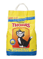 Thomas Clumping Cat Litter, 5 Kg, Yellow