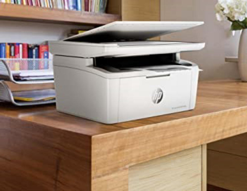 HP LaserJet Pro MFP M28W Laser Printer, White