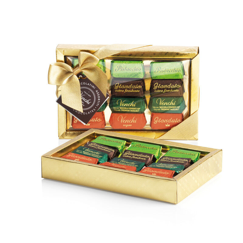 

Venchi Gianduiotti Golden Chocolate Gift Box, 110g