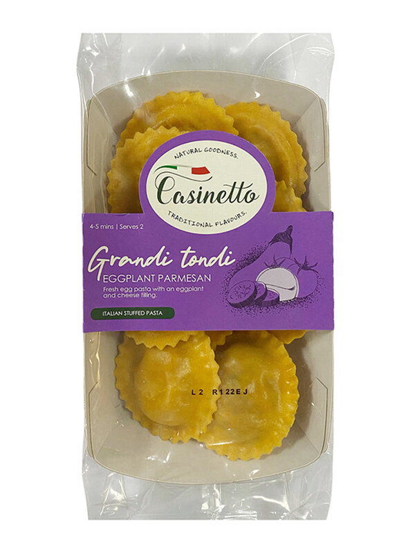 

Casinetto Round Frozen Stuffed Pasta with Eggplant Parmesan, 250g