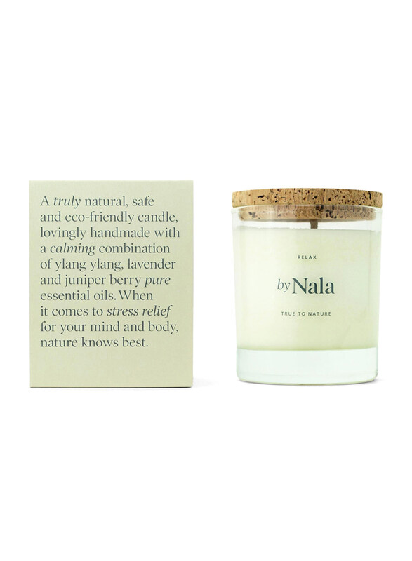 

Nala Relax Natural Essential Oil Candle, White