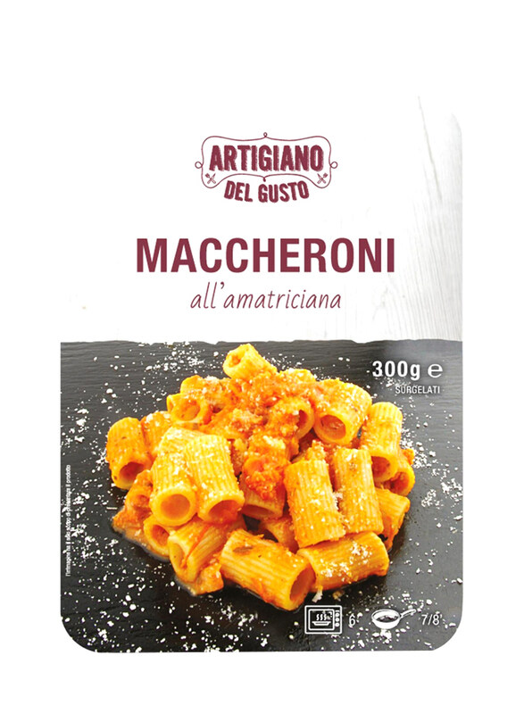 

Artigiano del Gusto Maccaroni Amatriciana Frozen, Pork, 300g