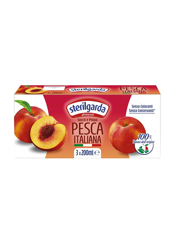 Sterilgarda Peach Juice, 3 Piece x 200ml