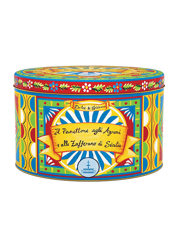 

Fiasconaro Panettone Citrus & Saffron with Dolce & Gabbana Tin, 500g