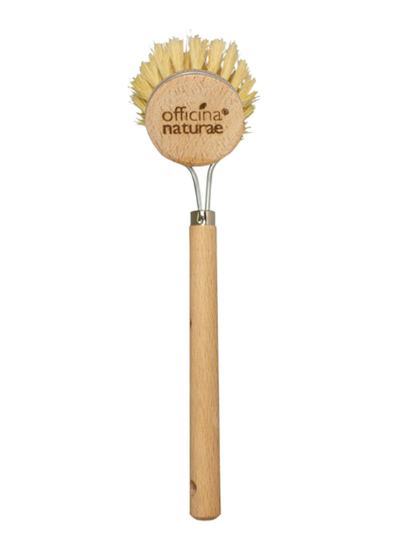 

Officina Naturae Natural Dish Brush with Handle, Beige