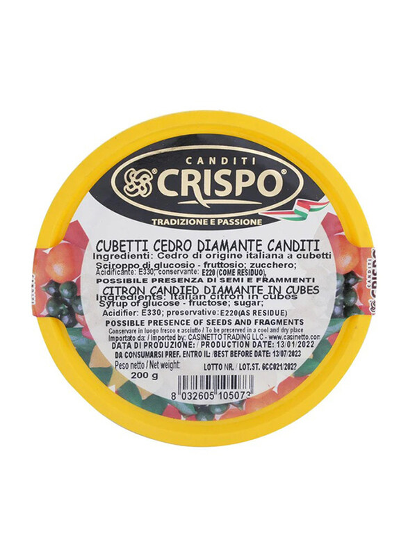 

Crispo Candied Citron Cubes, 200g