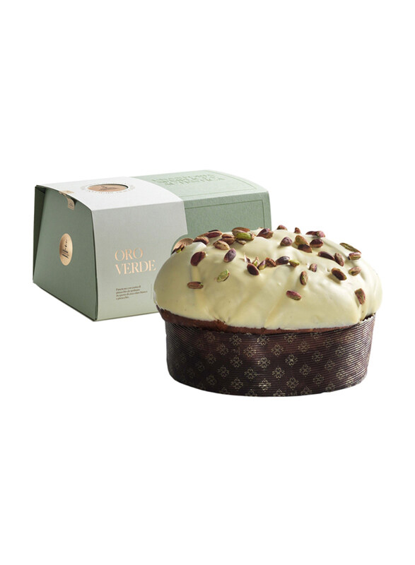 

Fiasconaro Panettone Oro Verde with Pistachio Cream Spread, 1 Kg