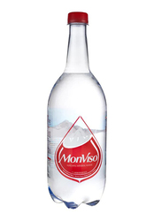 Monviso Carbonated Natural Mineral Water, 6 Bottles x 1 Liter