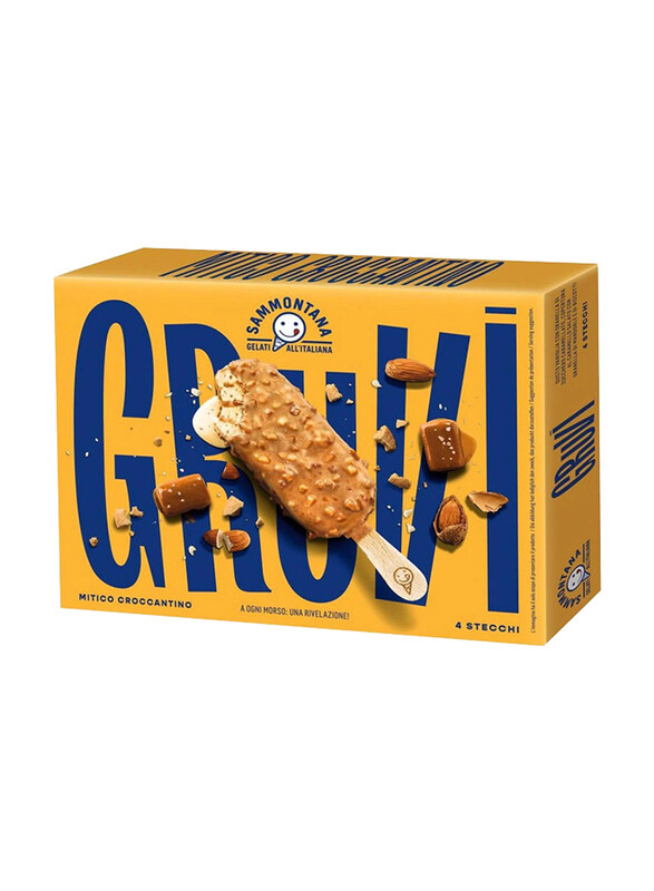 

Sammontana Gelato Sticks Gruvi Croccantino Frozen, 4 x 60g