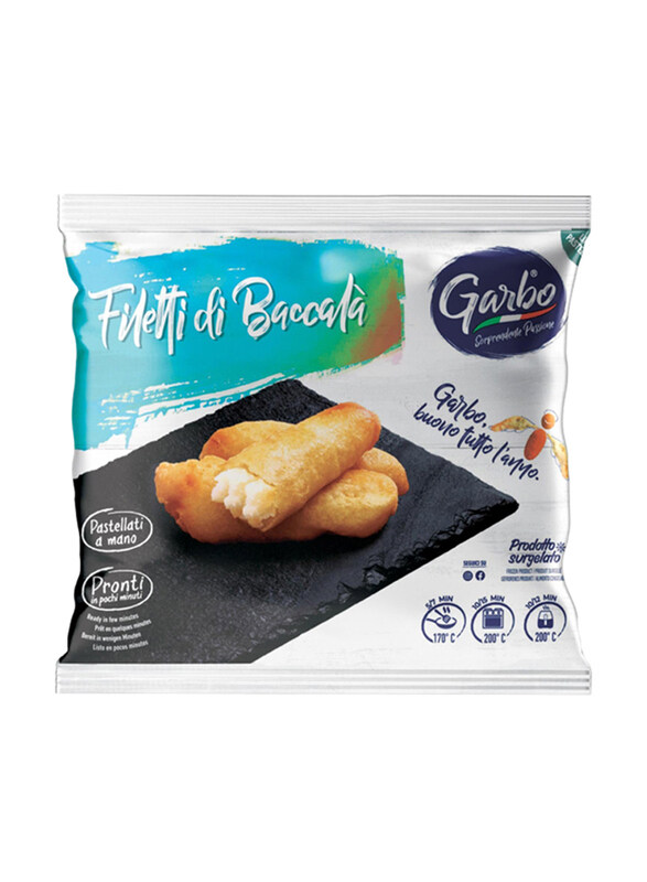 

Garbo Mini Codfish Baccala Fillets Frozen, 275g