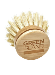 Green Island Head Dish Brush, Beige