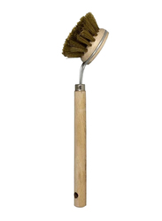 Officina Naturae Natural Grill Brush with Handle, Beige