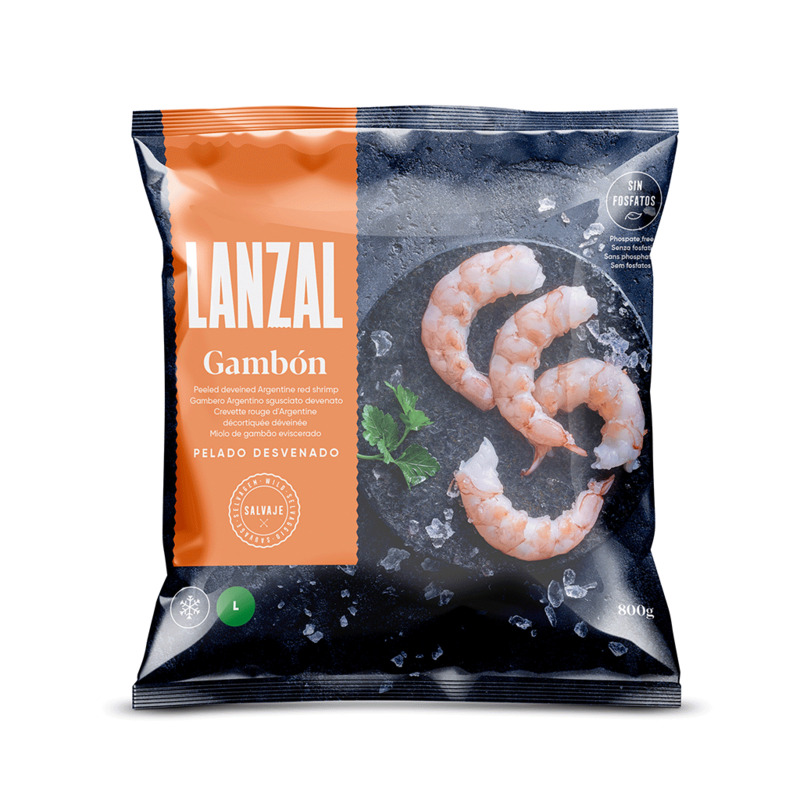 Lanzal Argentinian Peeled Shrimp, 800g