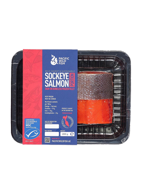 

Various Producers Salmon Wild Sockeye Fillet Skin On Frozen, 2 x 260g