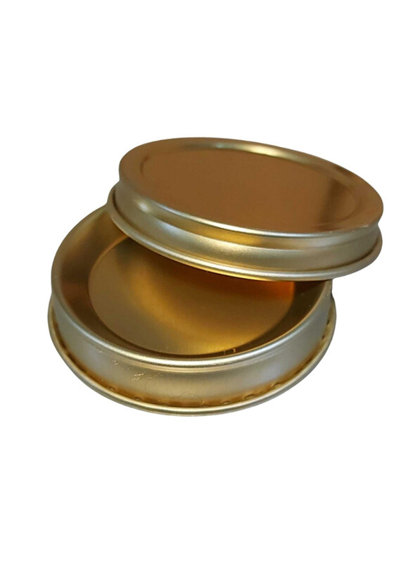 

Various Product Various Producers Caviar Tin Empty, 1 Piece, Gold