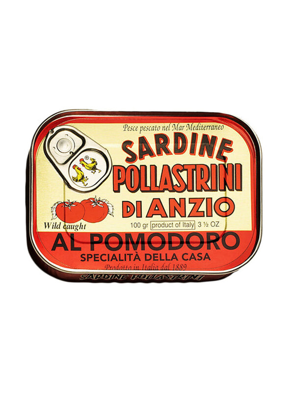 

Pollastrini Sardines Spicy in Extra Virgin Olive Oil, 100g