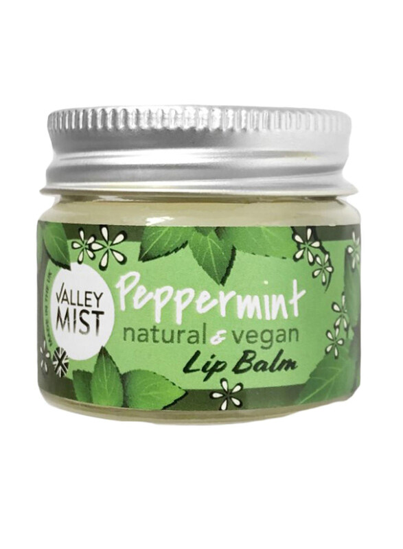 

Valley Mist Peppermint Natural & Vegan Lip Balm, 15ml