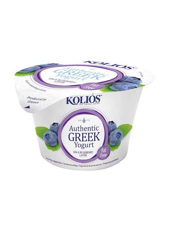 

Kolios Greek Blueberry 0% Fat Yogurt Cup, 150g
