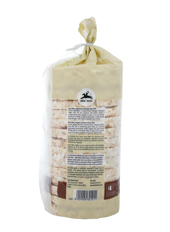 Alce Nero Organic Whole Rice & Cereals Cakes, 100g