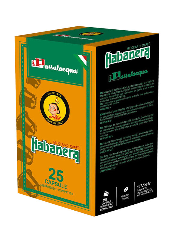 

Passalacqua Arabica & Robusta Nespresso Espresso Coffee, 25 Capsules