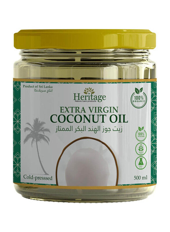 

Heritage Coconut Oil Extra Virgin Organic, 500ml