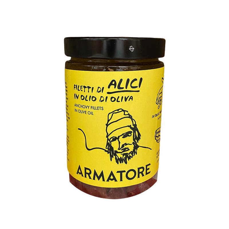 Armatore Anchovy Cetara Fillets in Olive Oil, 585g