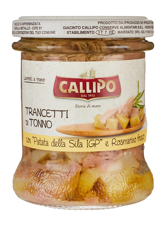 Callipo Tuna with Potatoes & Rosemary in a Jar, 170g