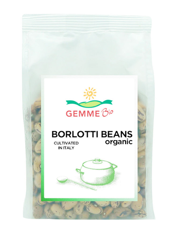 GemmeBio Borlotti Beans Organic, 350g