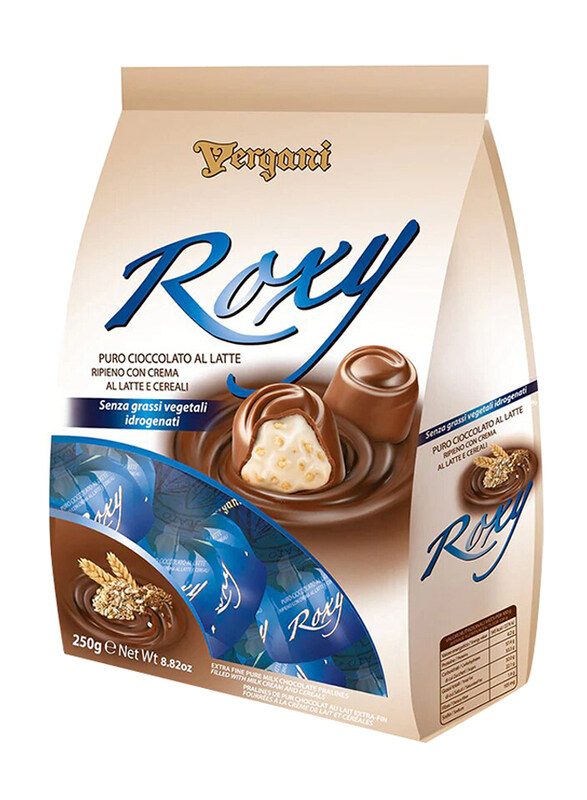

Vergani Roxy Milk Cream & Cereals Chocolates, 250g