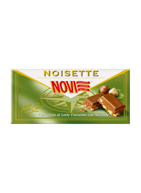 

Novi Milk Chocolate Bar with Hazelnut, 100g