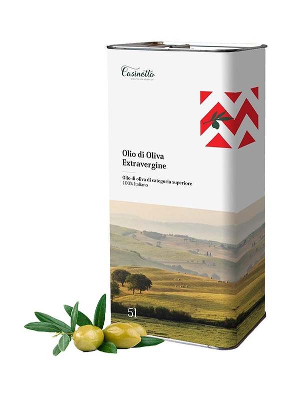 Casinetto 100% Italian Extra Virgin Olive Oil, 5 Liters