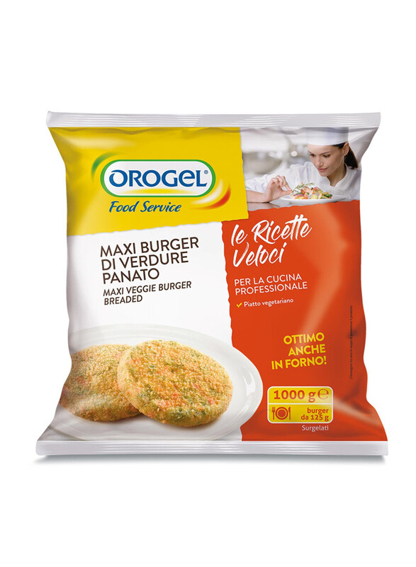 

Orogel Maxi Breaded Vegetables & Scamorza Burger Frozen, 1 Kg